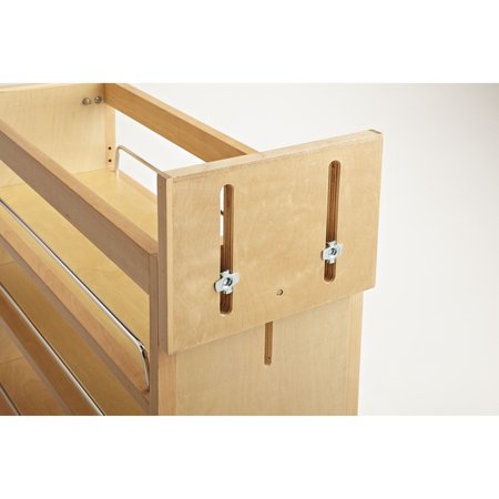 Rev-A-Shelf Rev-A-Shelf Wood Base Cabinet Knife Block Pull Out Organizer wSoft Close 448KB-BCSC-9C